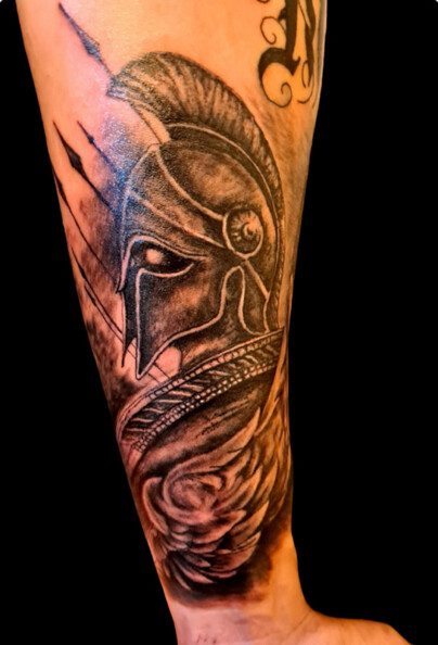 tatuaje-en-brazo---Gladiador